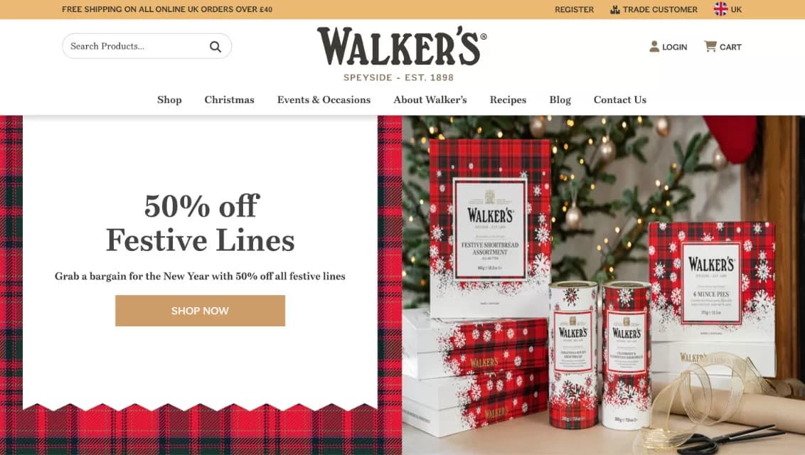 Walker's Shortbread - eCommerce data migration